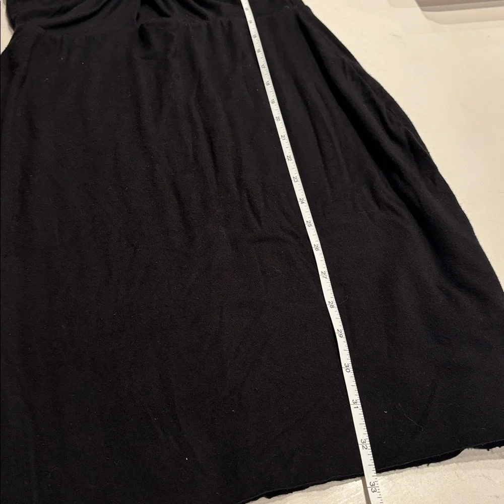 🌸 Bailey/44 Women's Small Black Fit Flare Knot Midi Dress Sleeveless